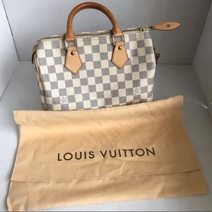 Louis Vuitton Speedy 25 Damier Azur